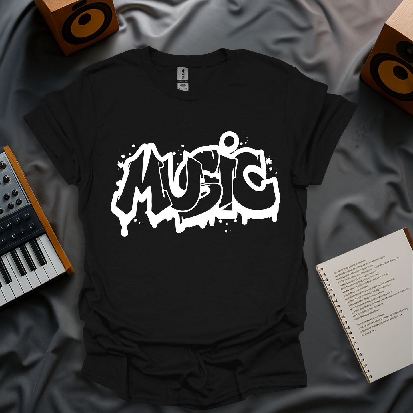 Music Typography T-Shirt