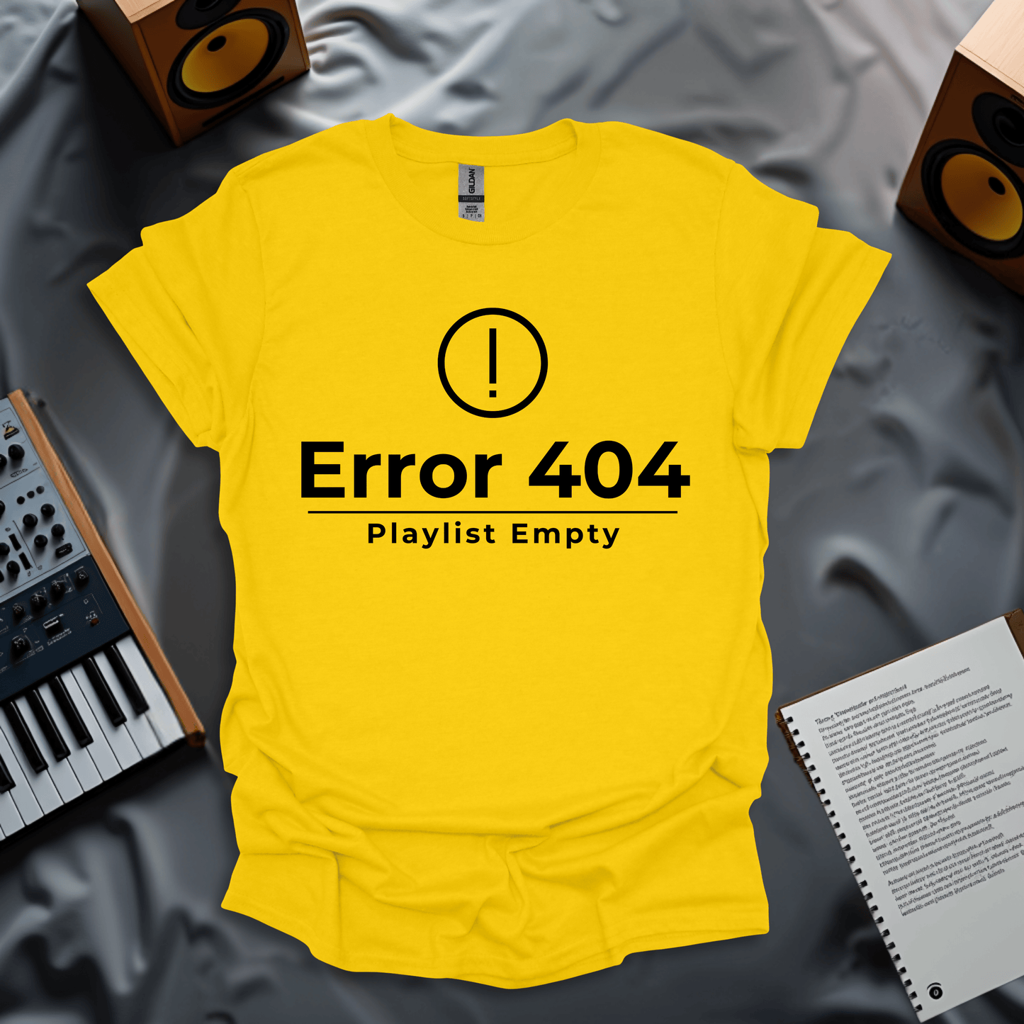 Error 404 - Playlist Empty T-Shirt
