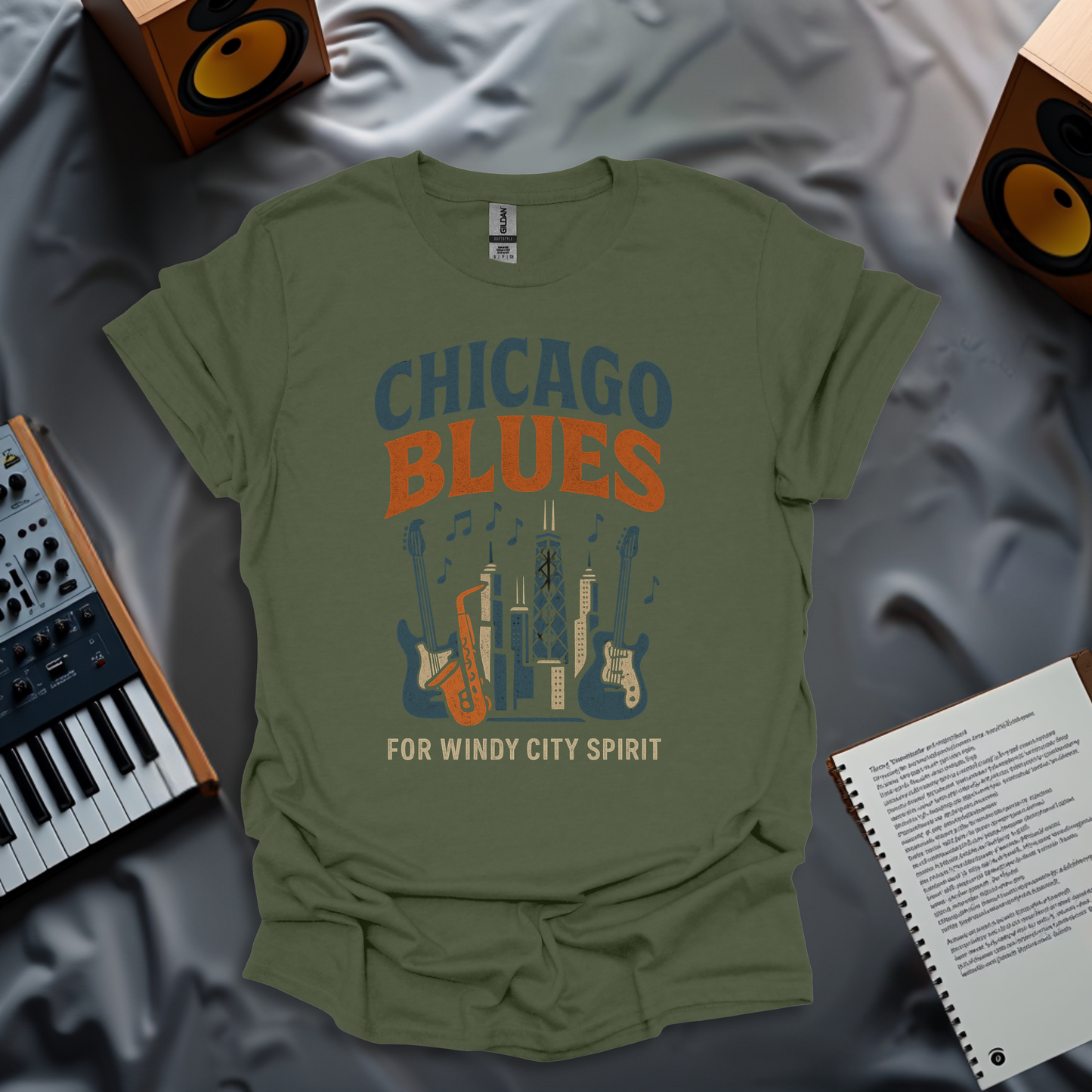 Chicago Blues - Windy City Spirit T-Shirt