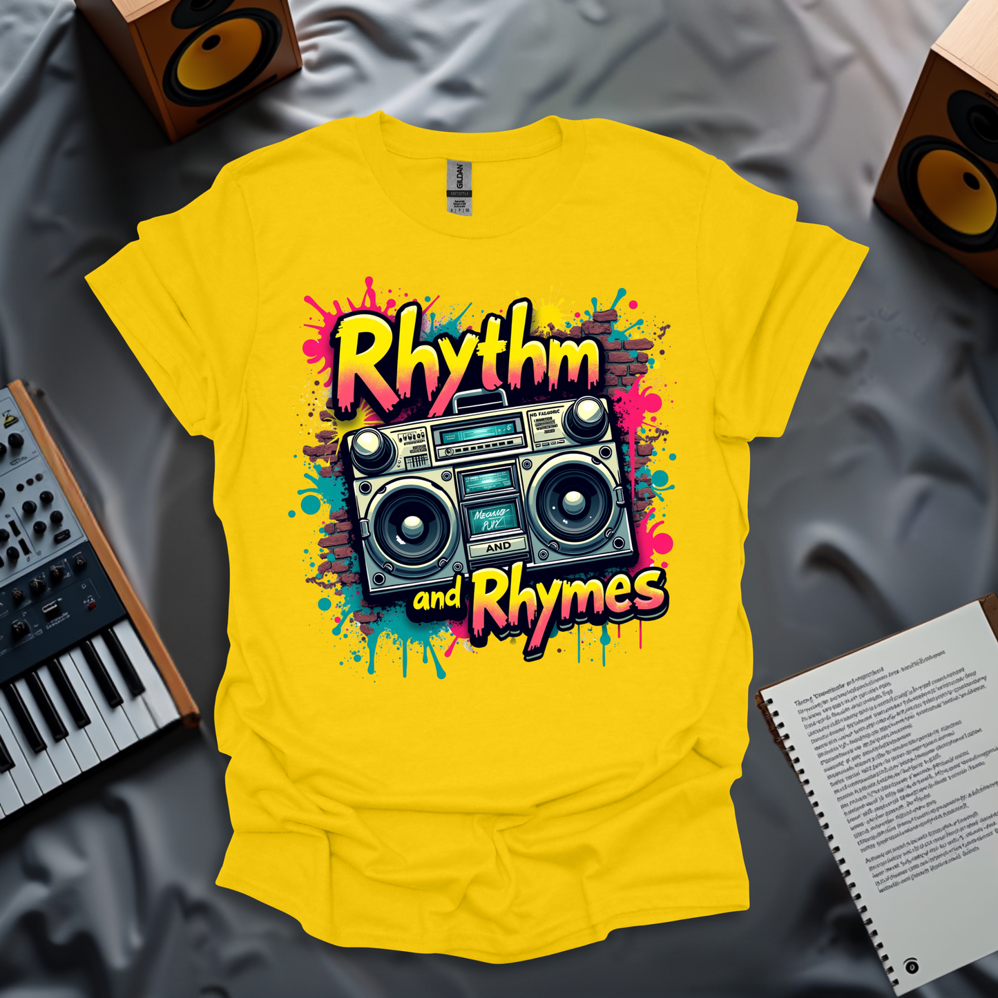 Rhythm & Rhymes Boombox T-Shirt