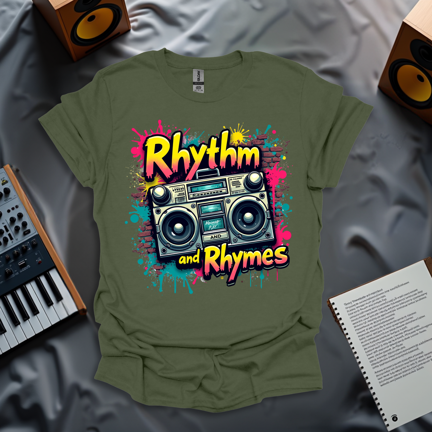 Rhythm & Rhymes Boombox T-Shirt