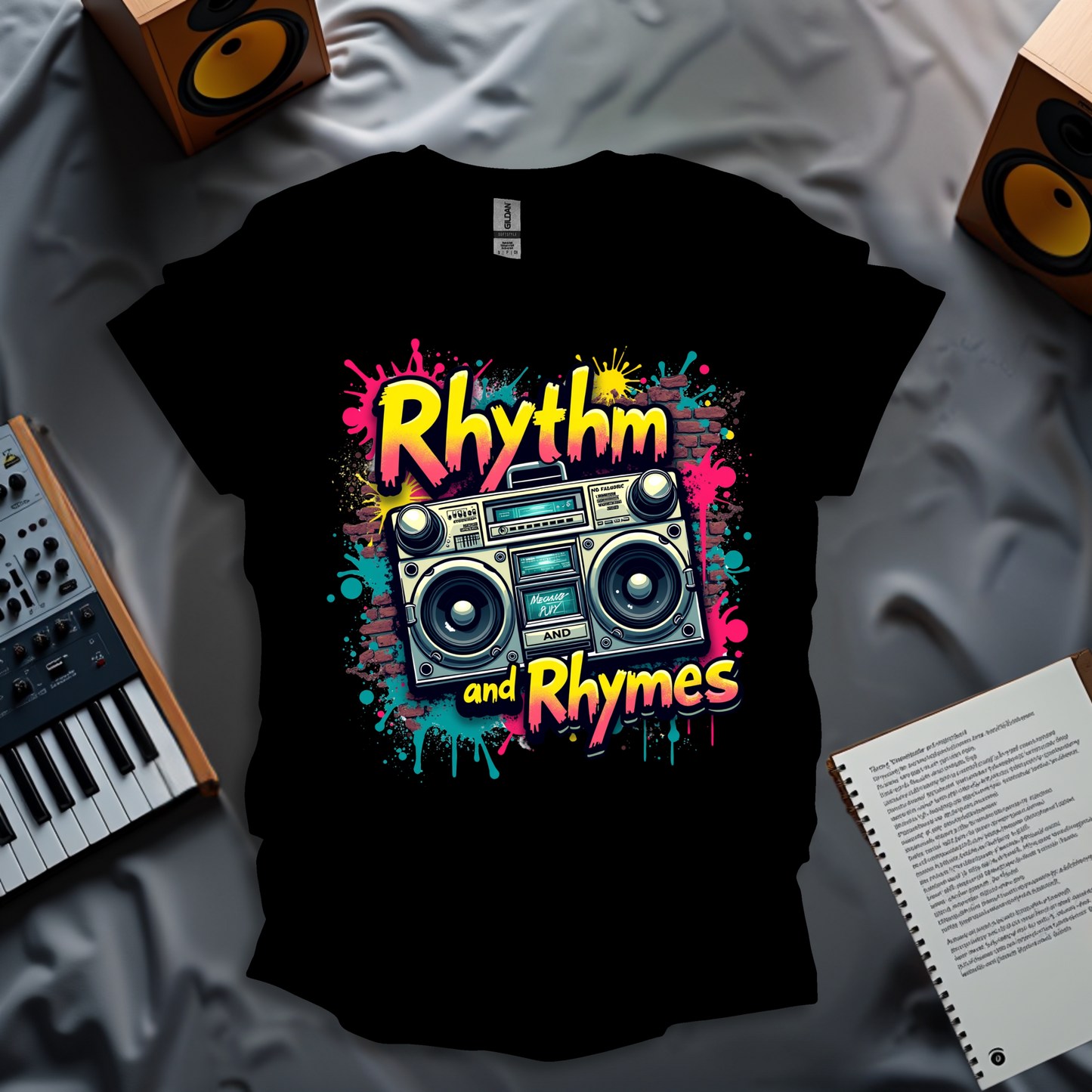 Rhythm & Rhymes Boombox T-Shirt