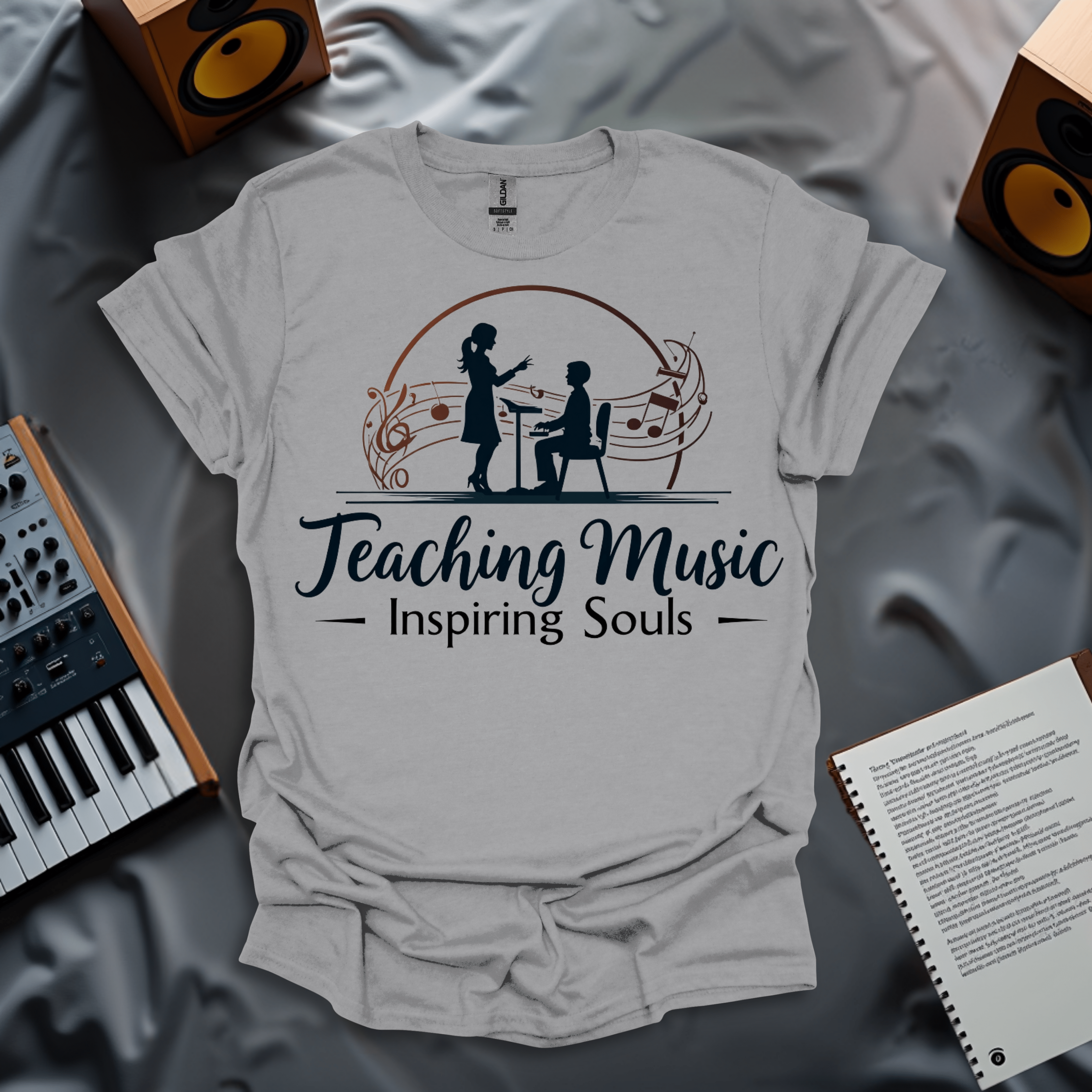 Teaching Music Inspiring Souls T-Shirt