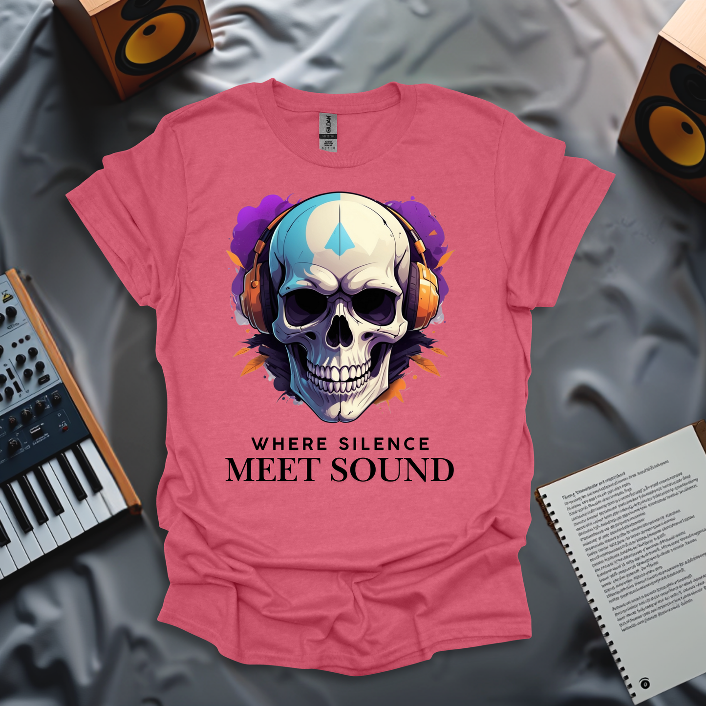 Skull Vibes Headphone T-Shirt