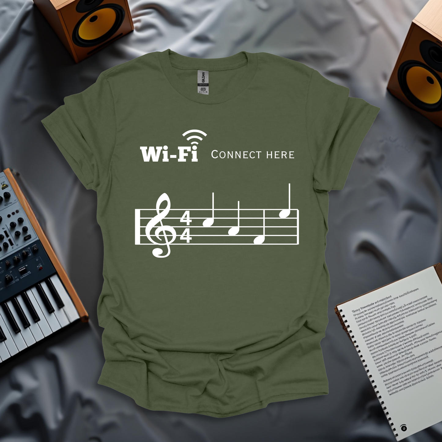 Wifi Connect Here T-Shirt