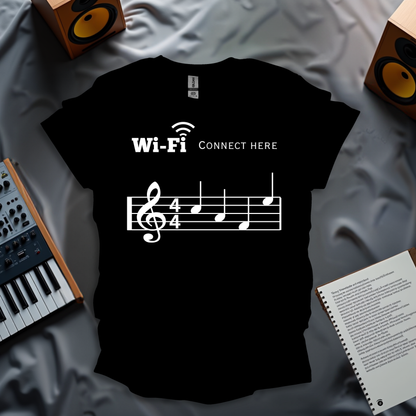 Wifi Connect Here T-Shirt