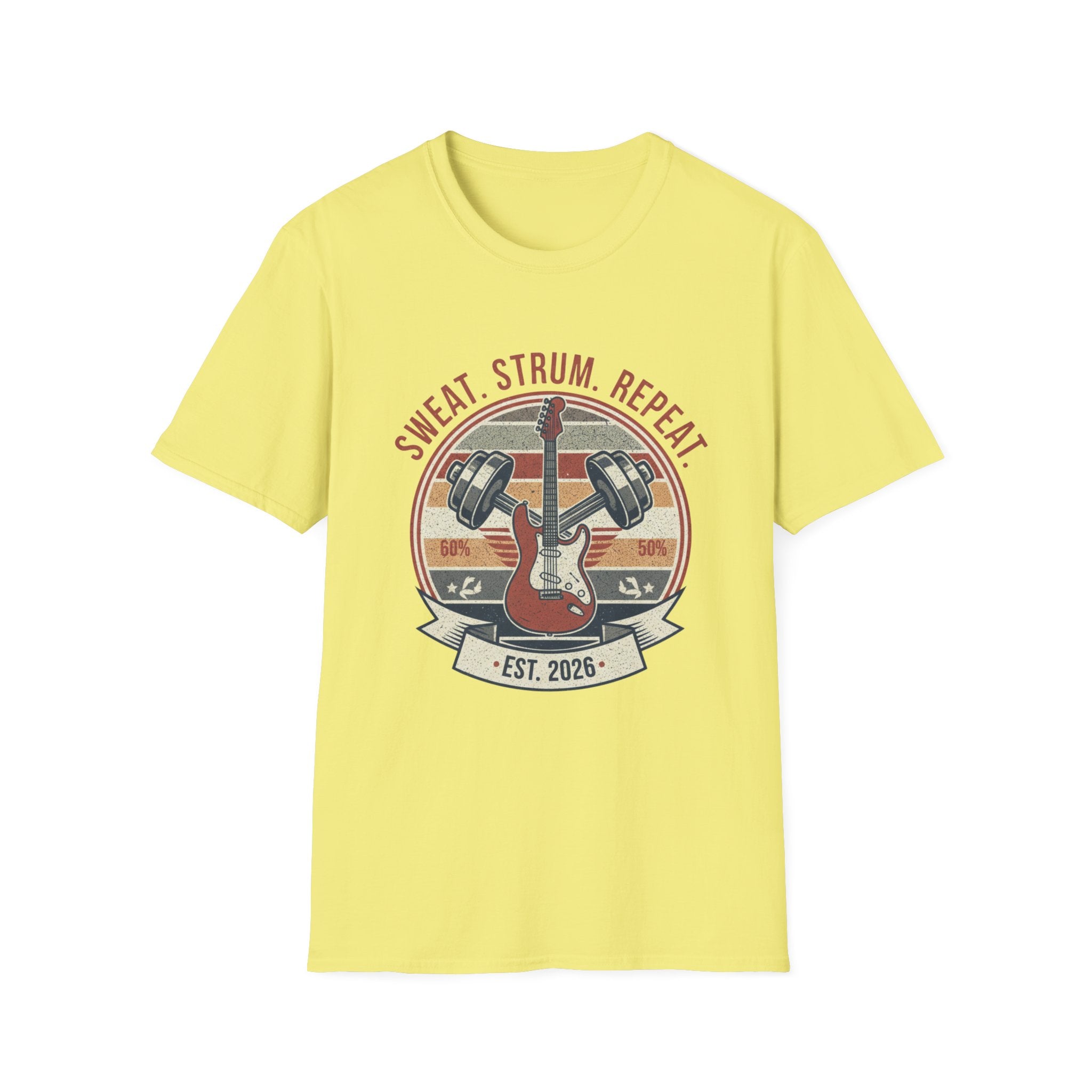 Sweat. Strum. Repeat. T-Shirt