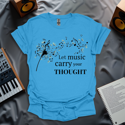 Let Music Carry Your Thoughts – Dandelion Melody T-shirt