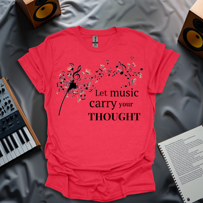 Let Music Carry Your Thoughts – Dandelion Melody T-shirt