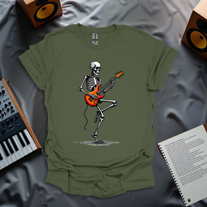 Rockin’ Skeleton Guitarist T-Shirt 🎸