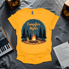 Campfire Night with Guitar T-Shirt