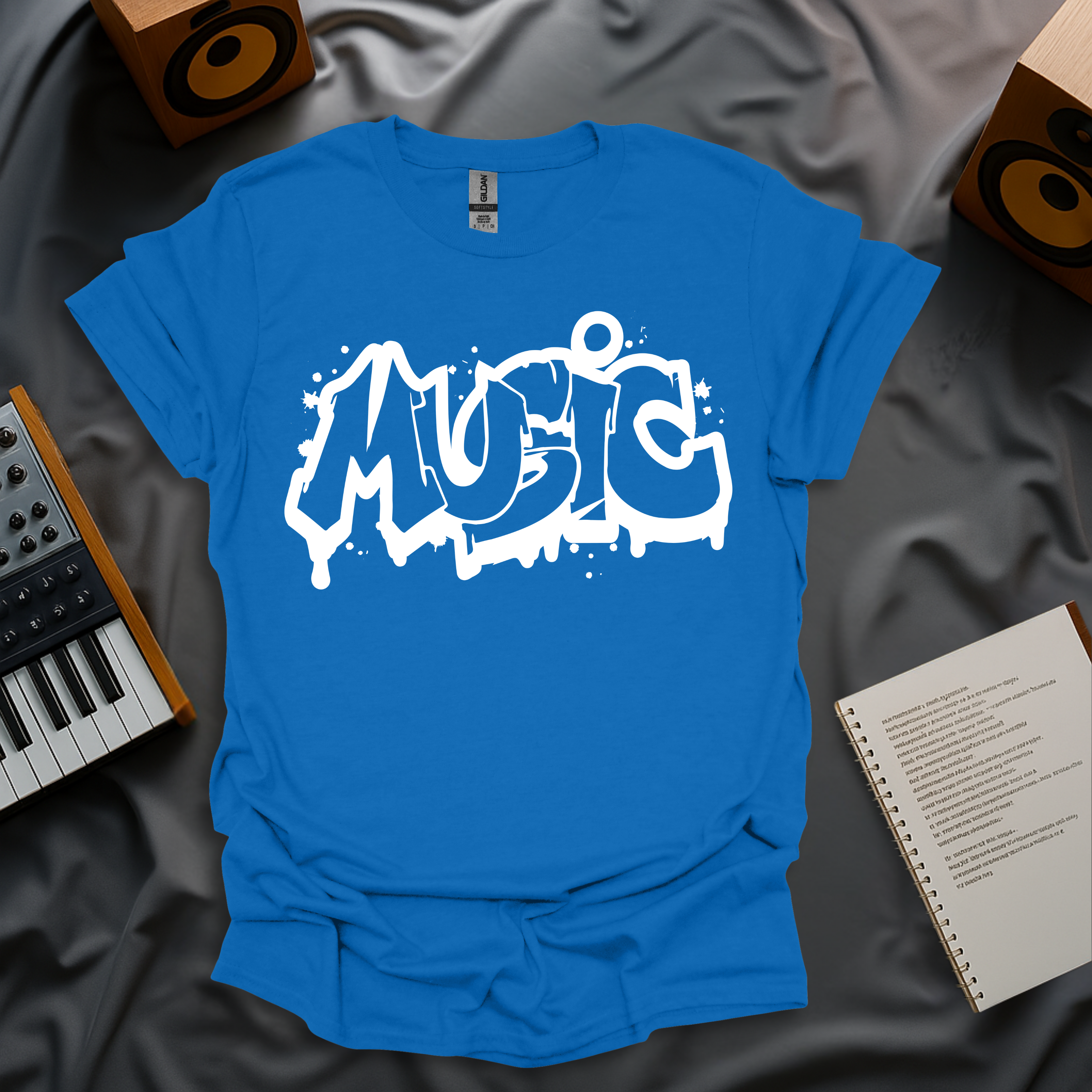 Music Typography T-Shirt
