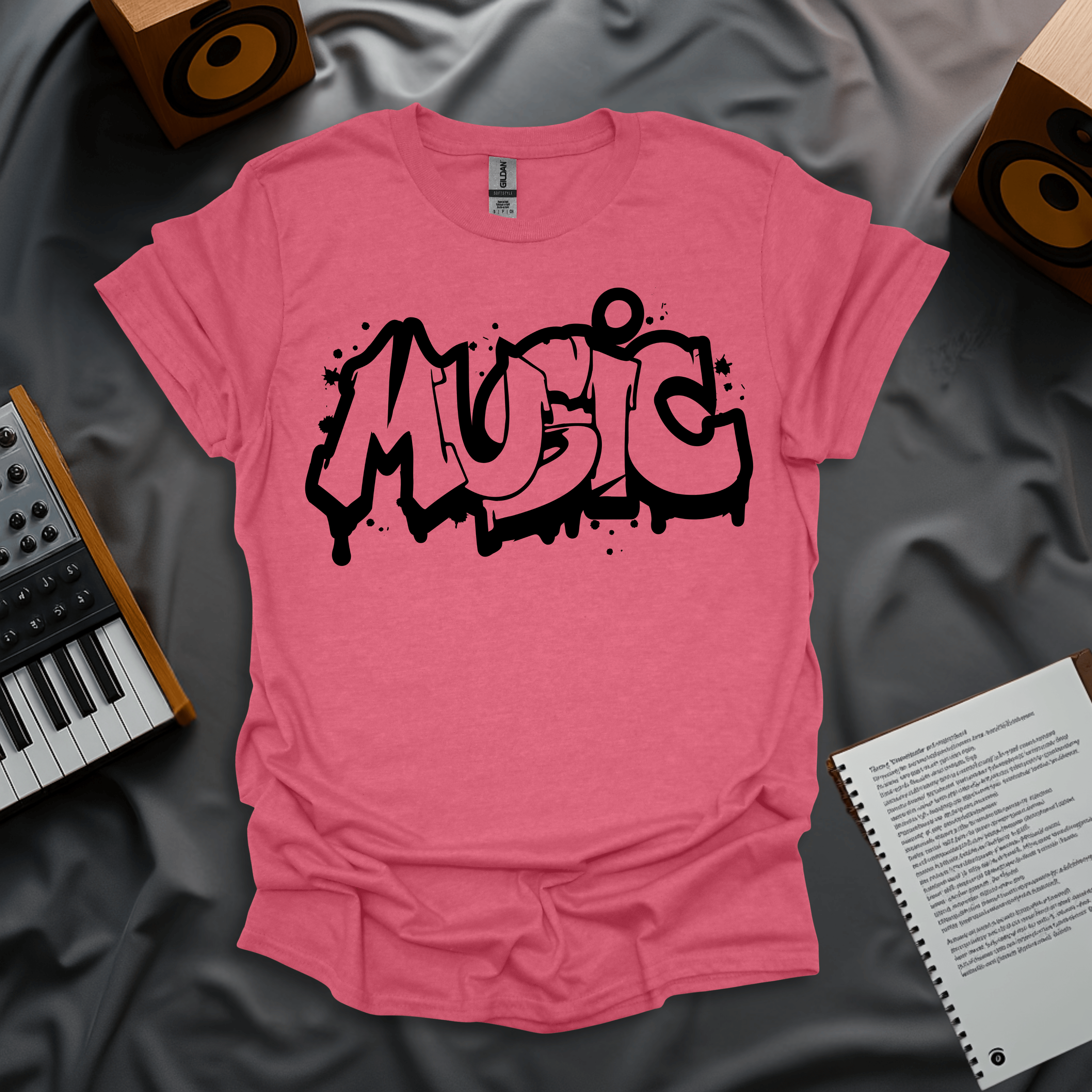 Music Typography T-Shirt