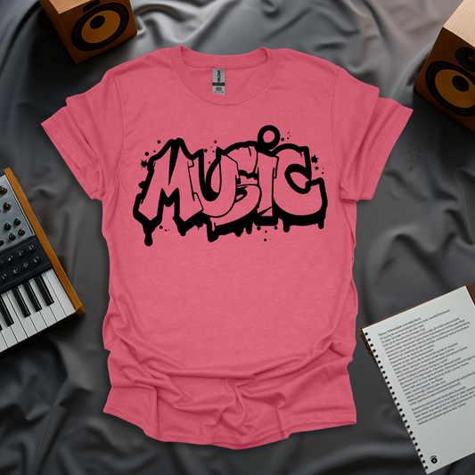 Music Typography T-Shirt
