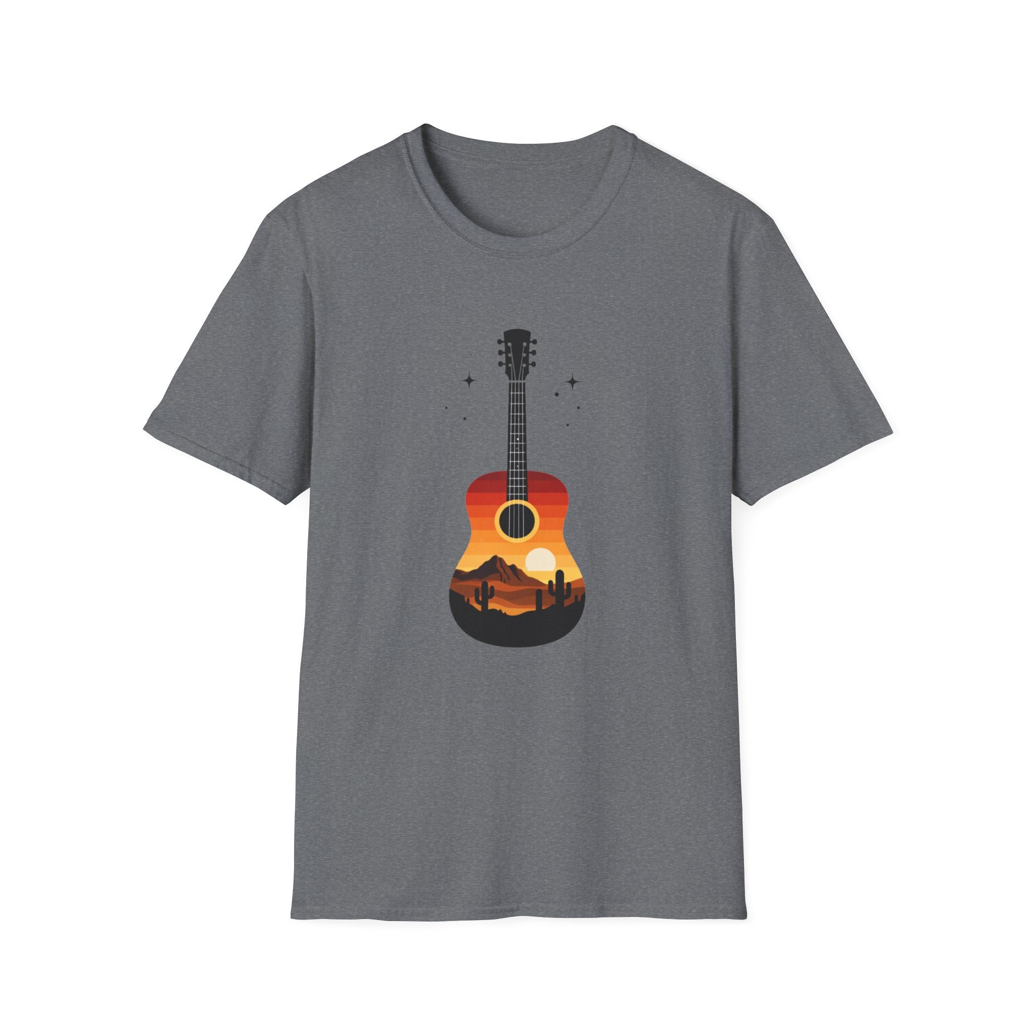 Desert Sunset Guitar T-Shirt