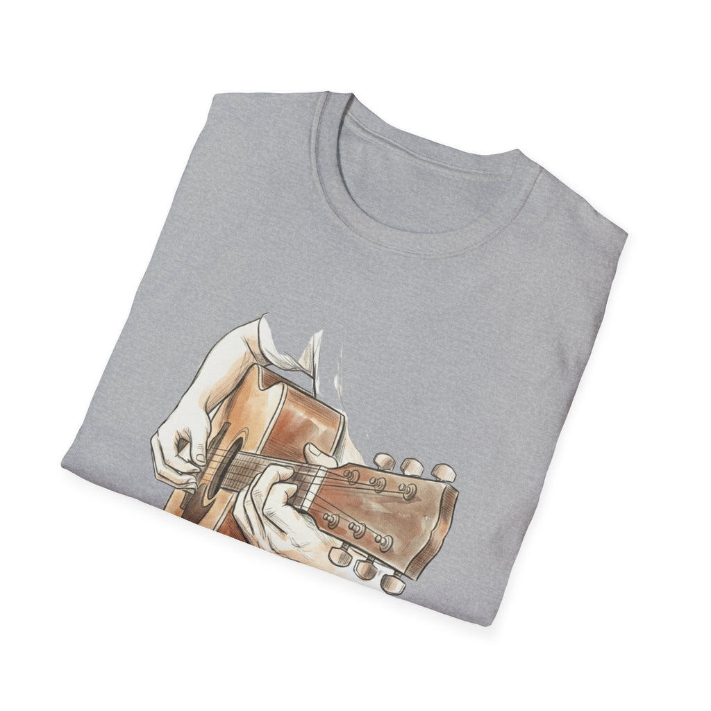 Acoustic Guitar Sketch T-Shirt