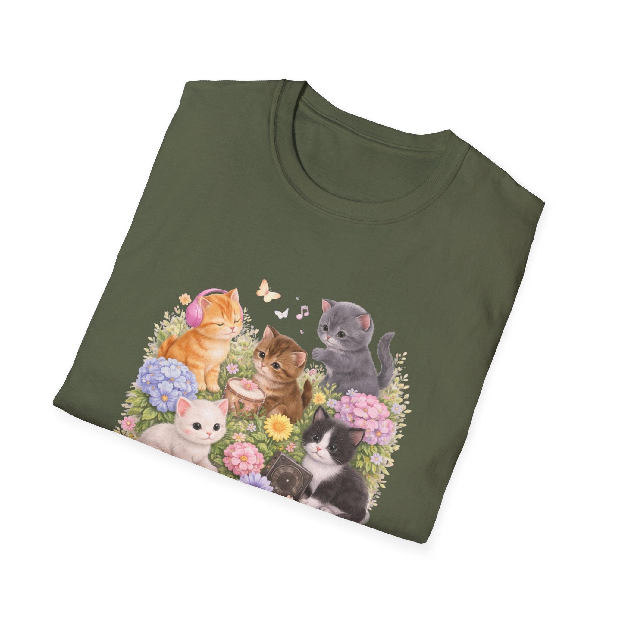 Cute Kittens Garden Party T-Shirt