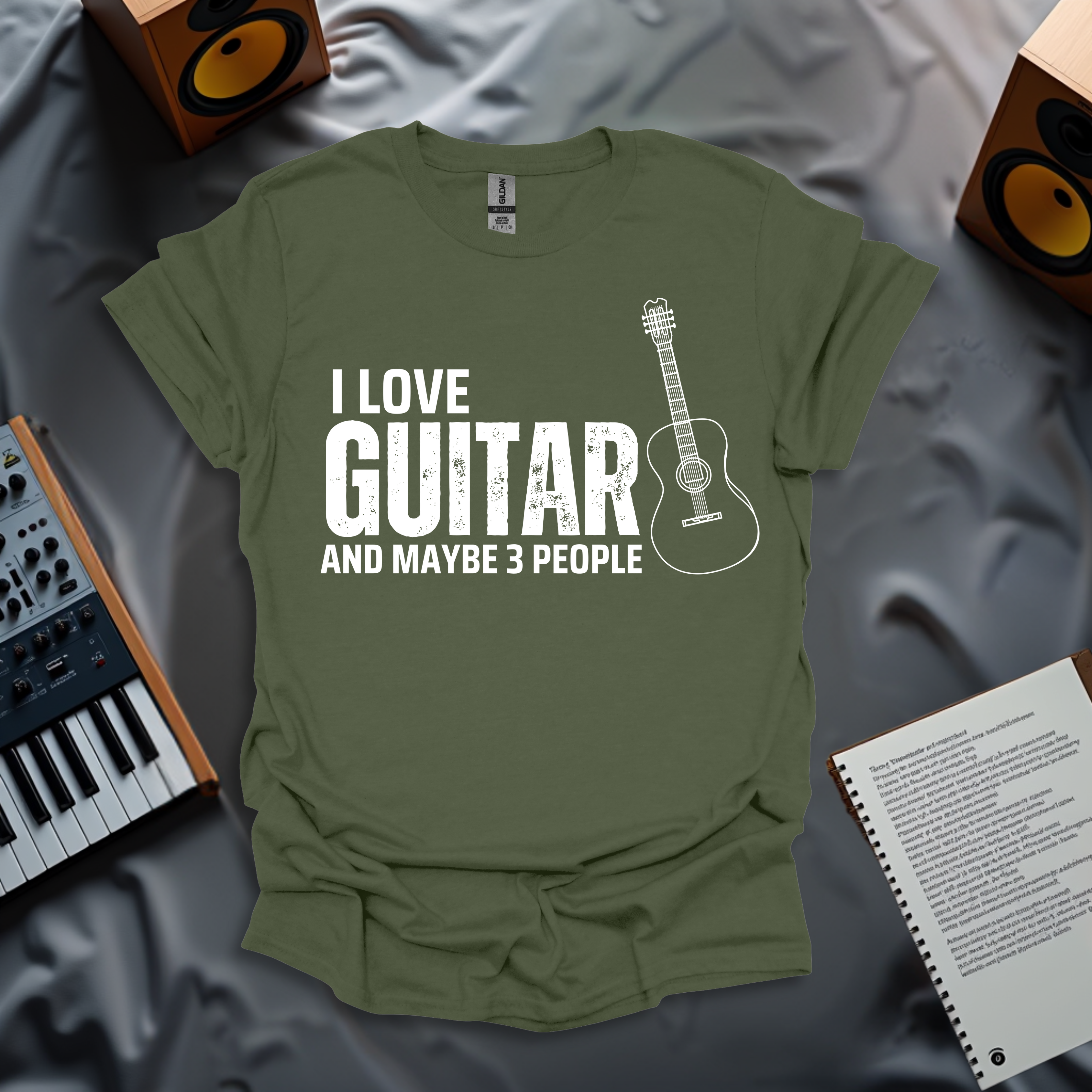 I Love My Guitar... and Maybe 3 People T-Shirt