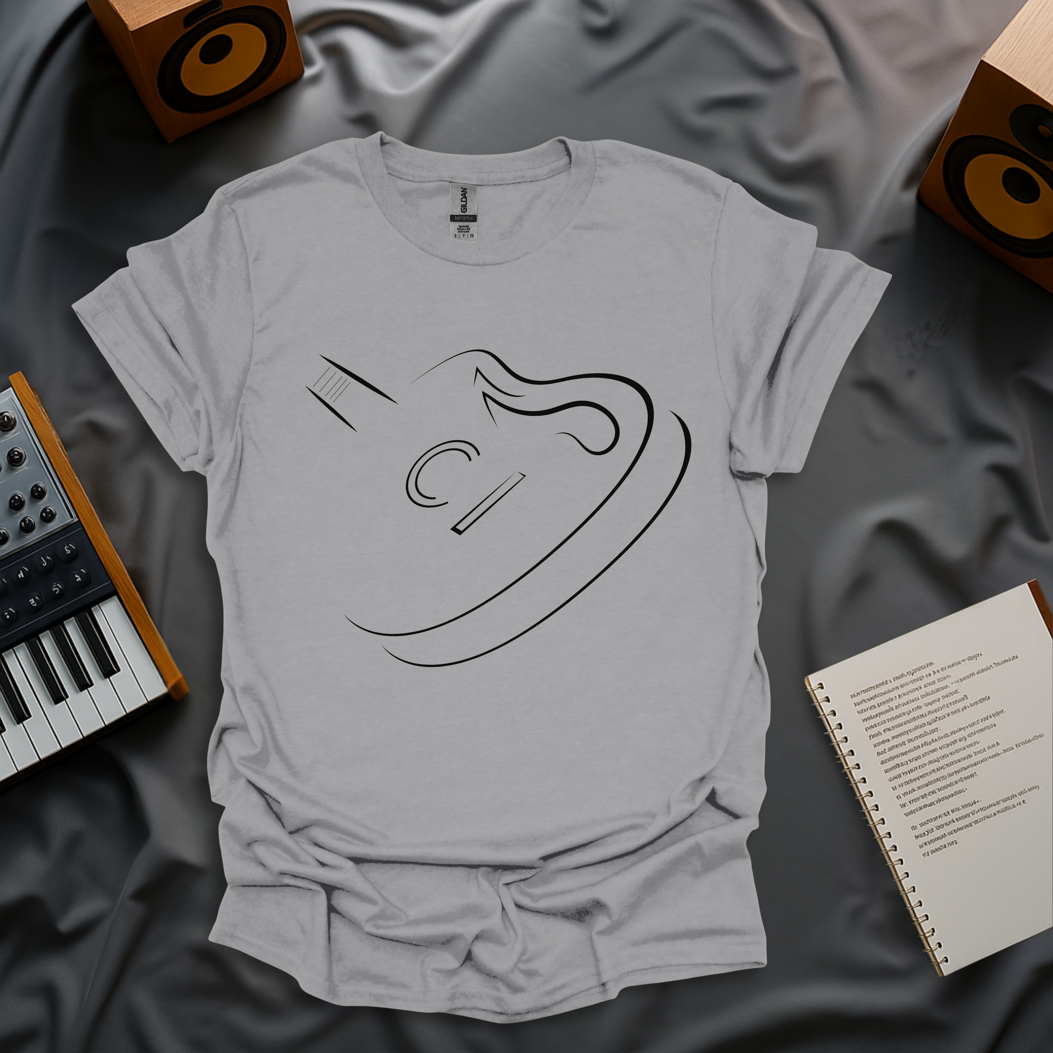 Minimalist Guitar T-Shirt