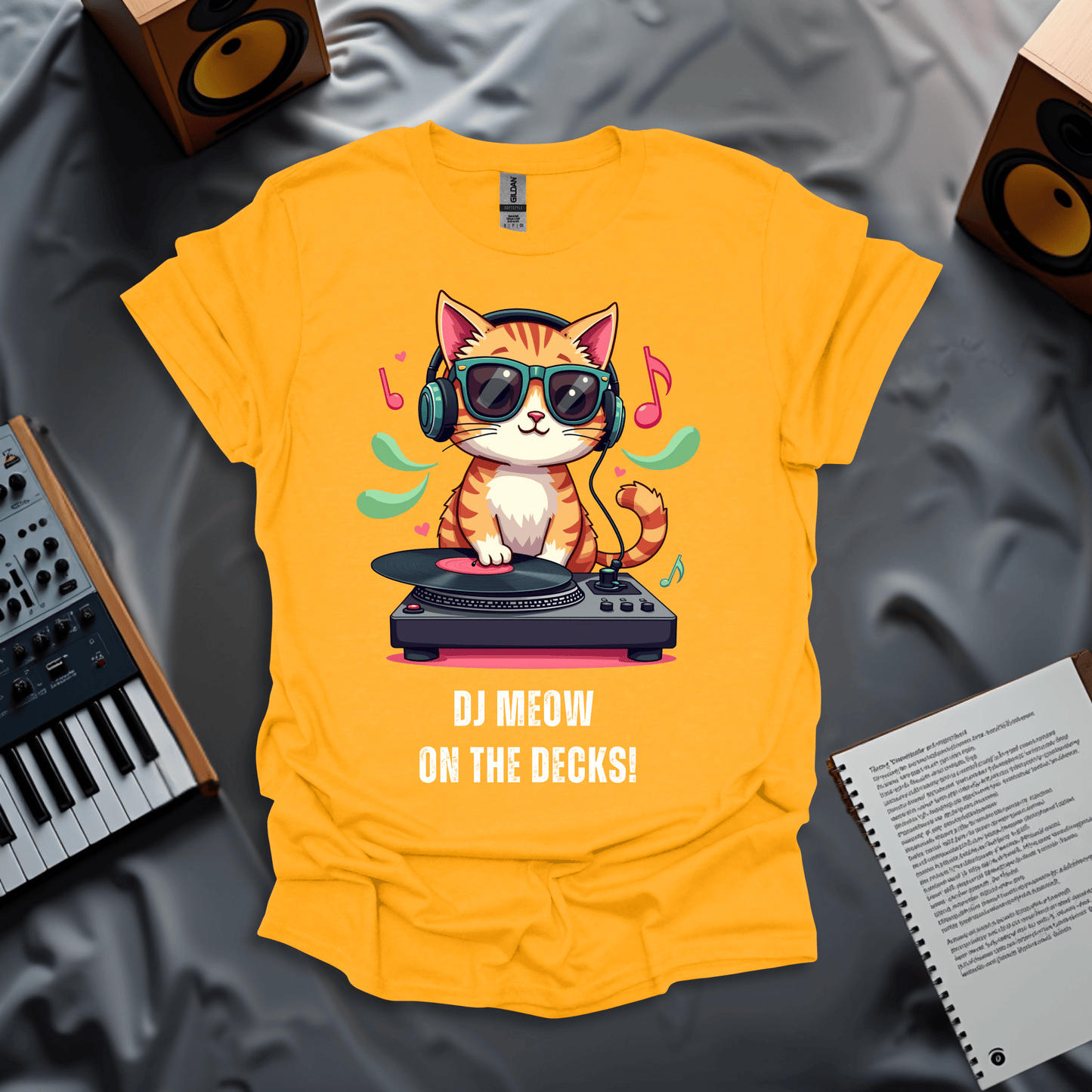 DJ Meow On the Deck T-Shirt