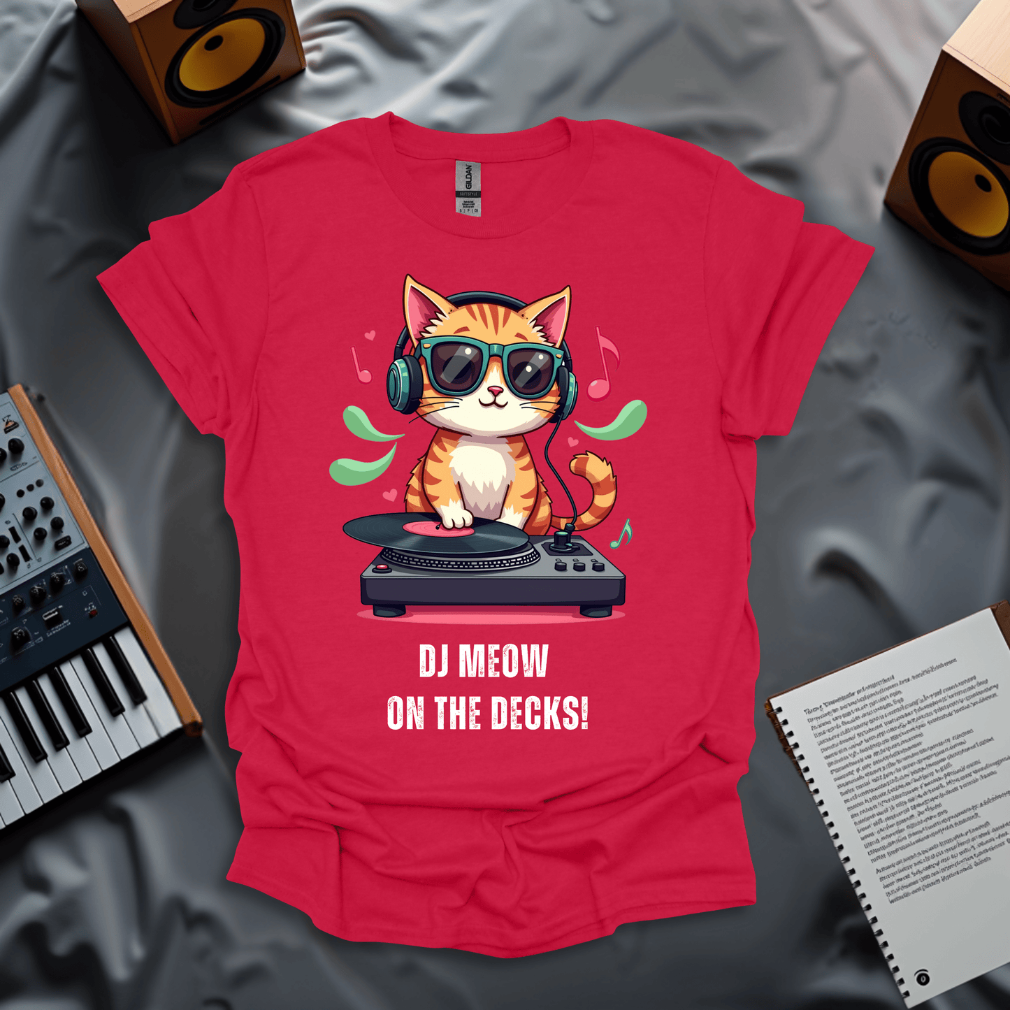 DJ Meow On the Deck T-Shirt