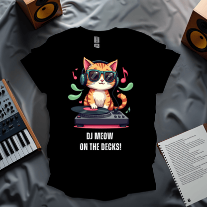 DJ Meow On the Deck T-Shirt