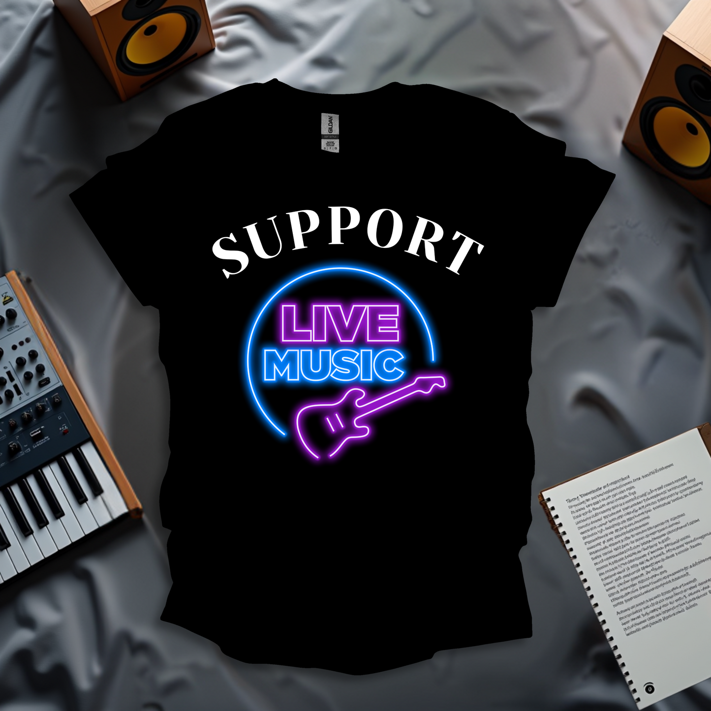 Support Live Music T-Shirt