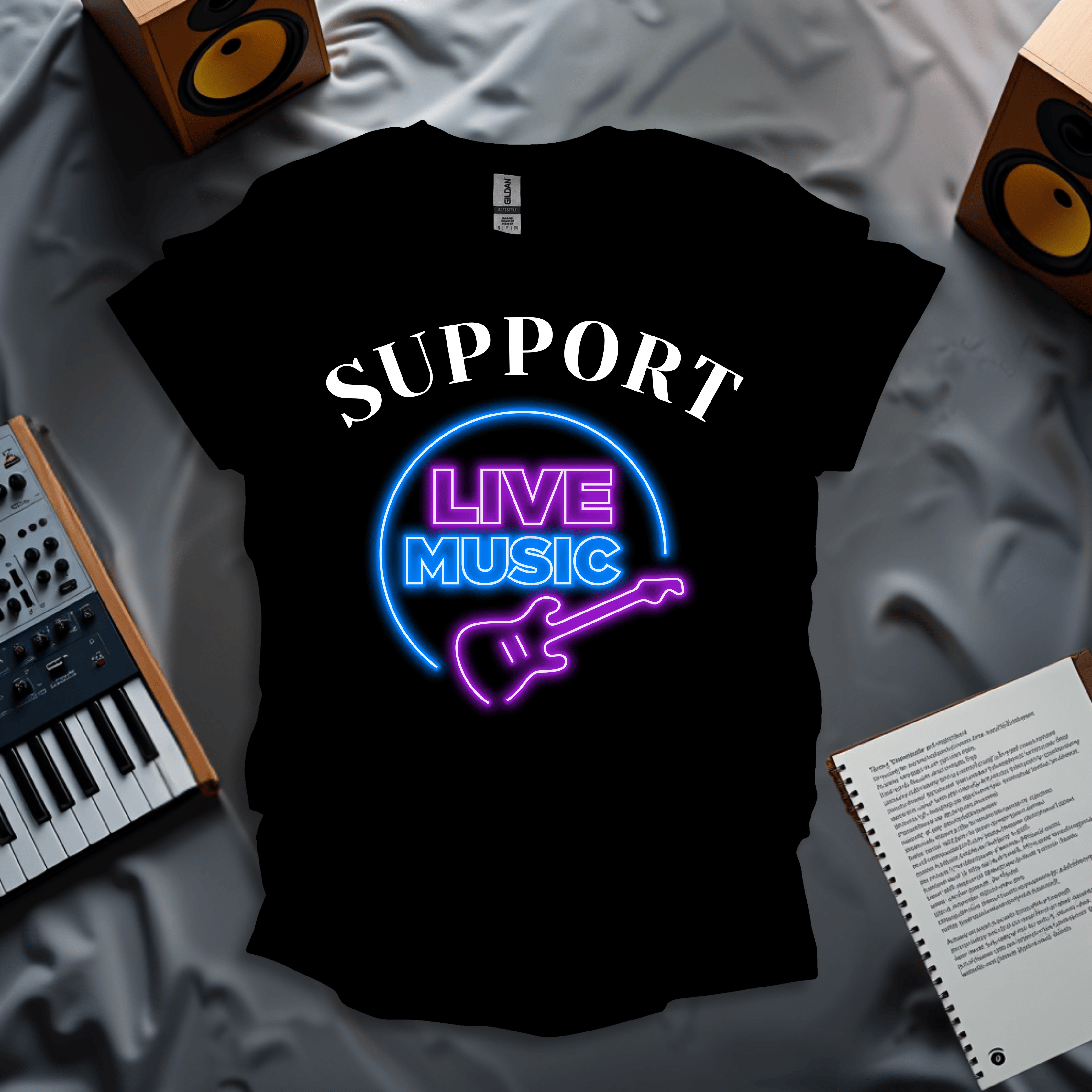 Support Live Music T-Shirt