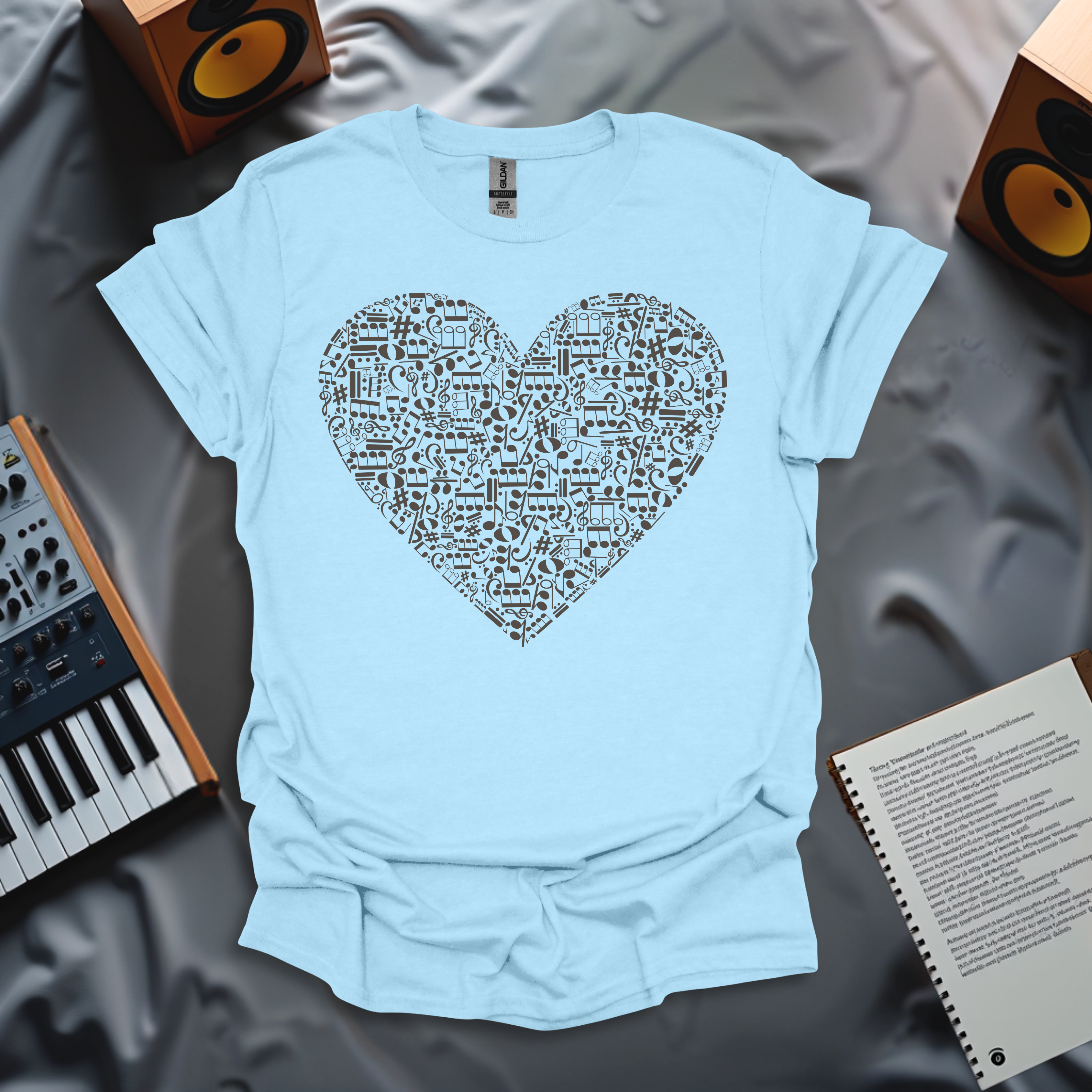Music Lover's Heartbeat T-Shirt