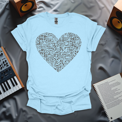 Music Lover's Heartbeat T-Shirt