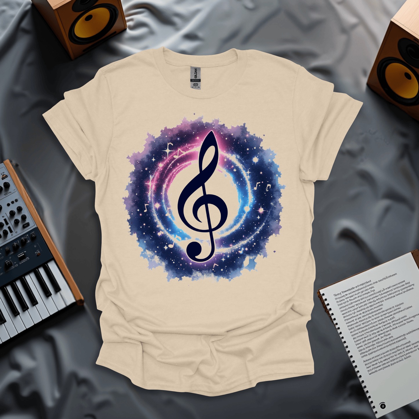 Colourful Cosmic Melody T-Shirt
