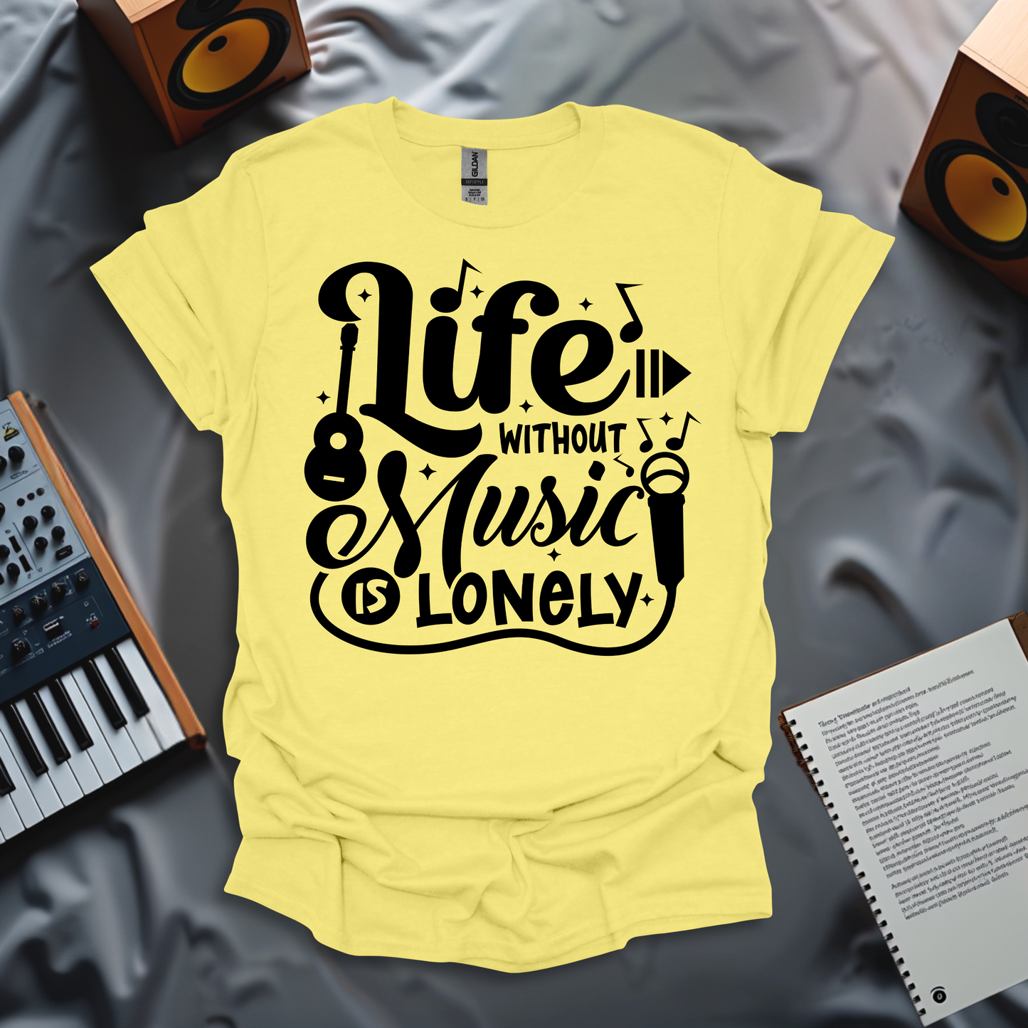 Life Without Music is Lonely T-Shirt