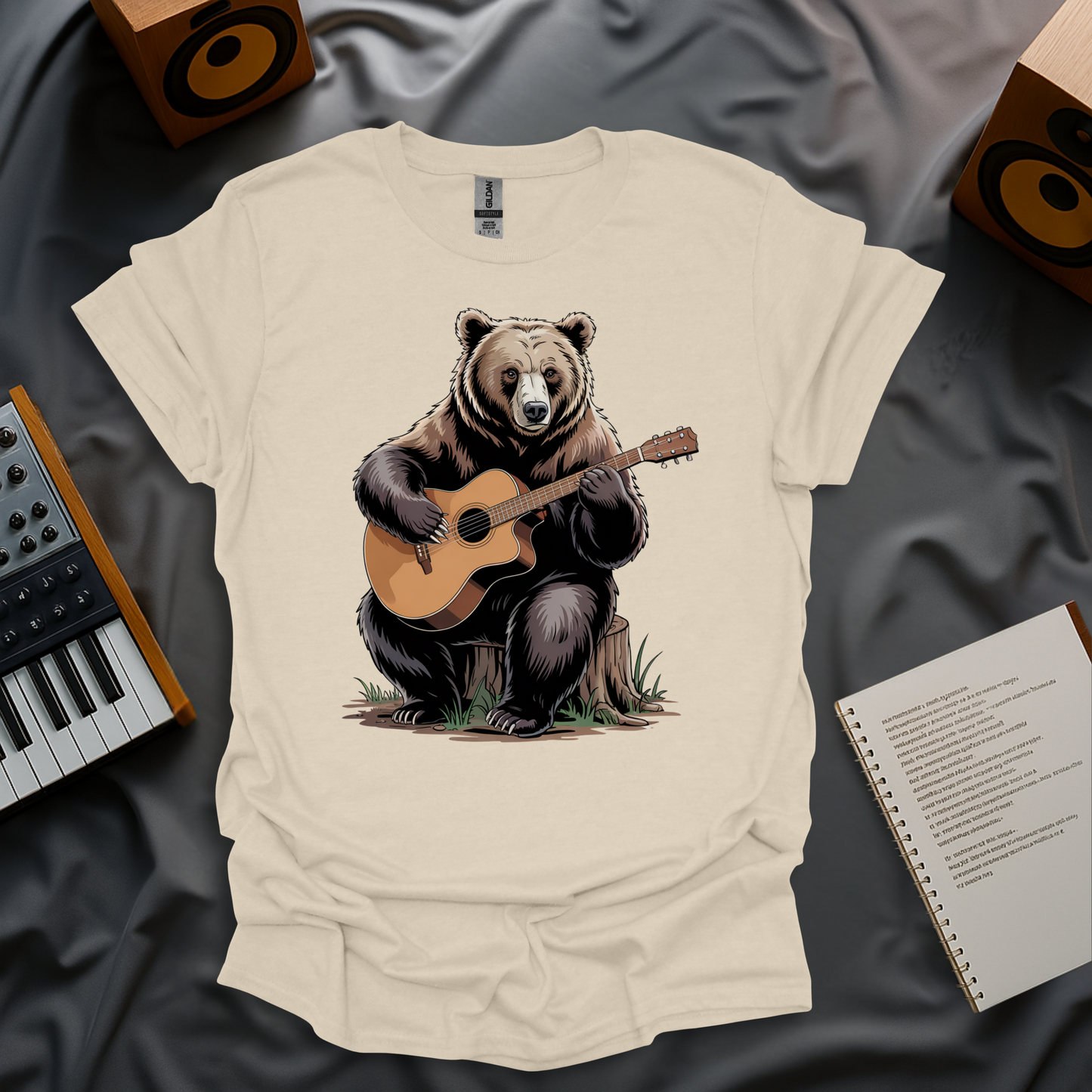 Strumming Bear T-Shirt