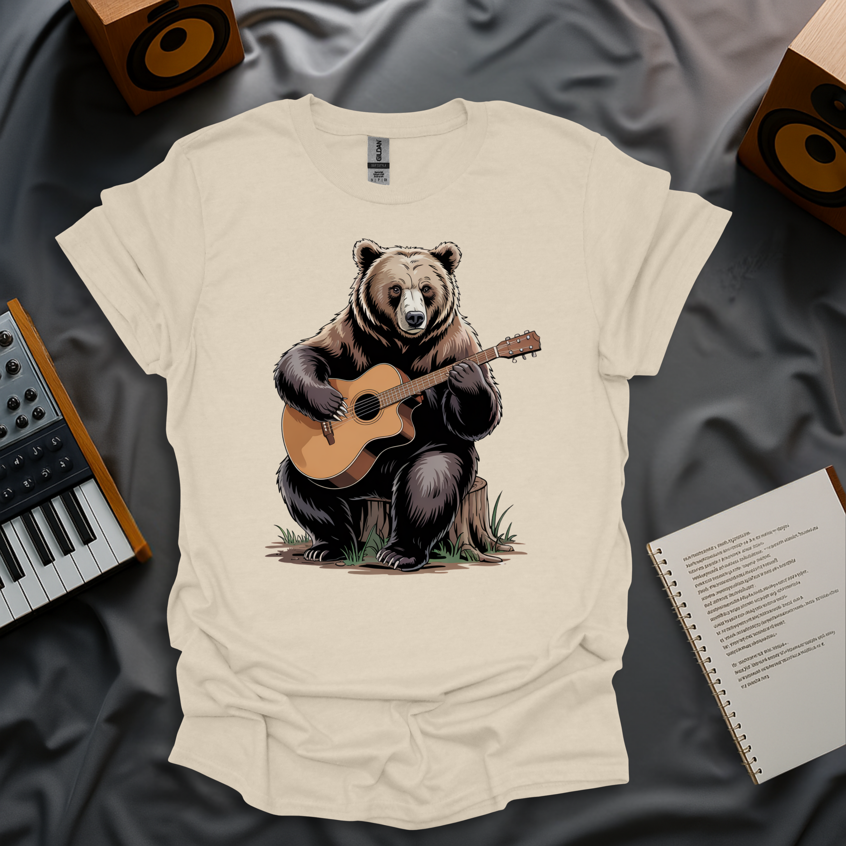 Strumming Bear T-Shirt