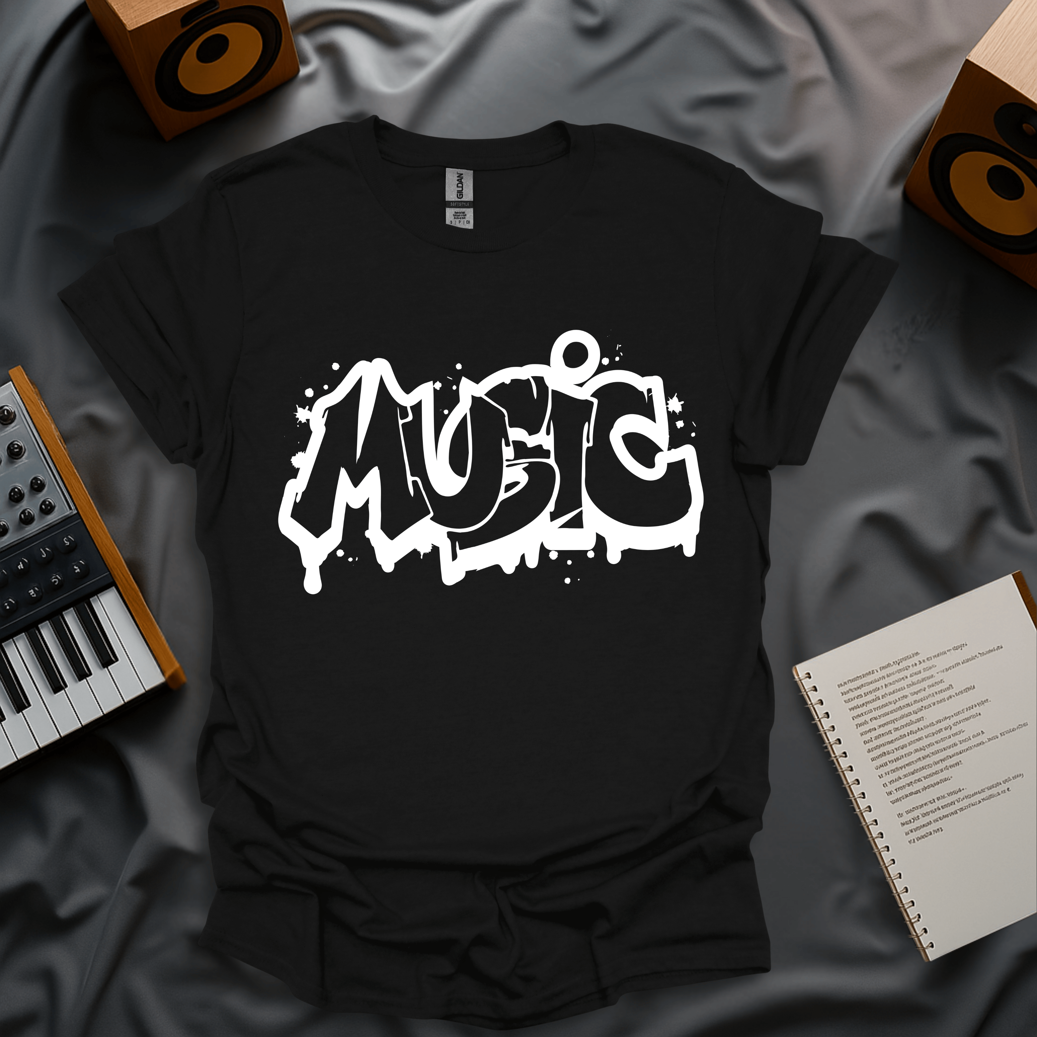 Music Typography T-Shirt