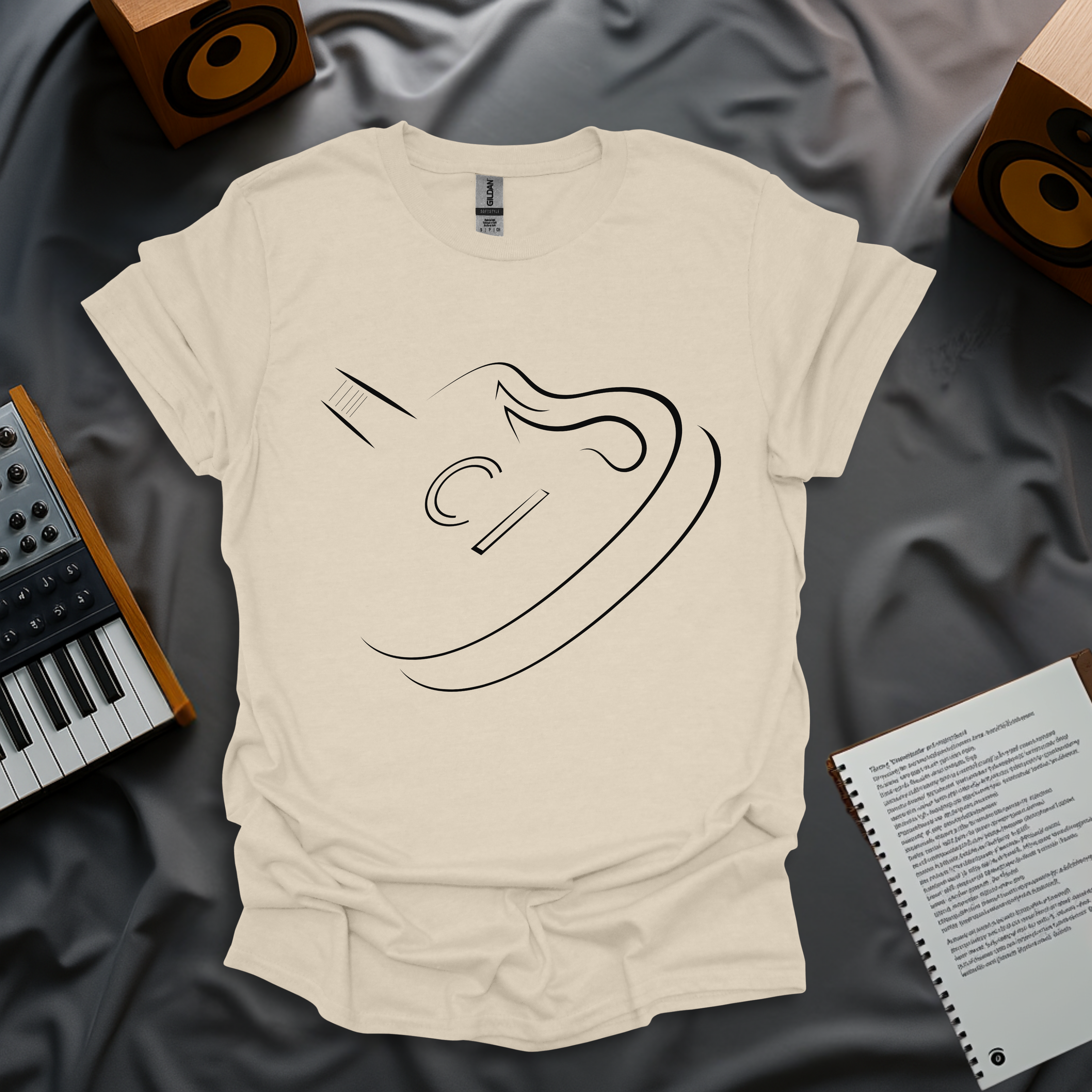 Minimalist Guitar T-Shirt