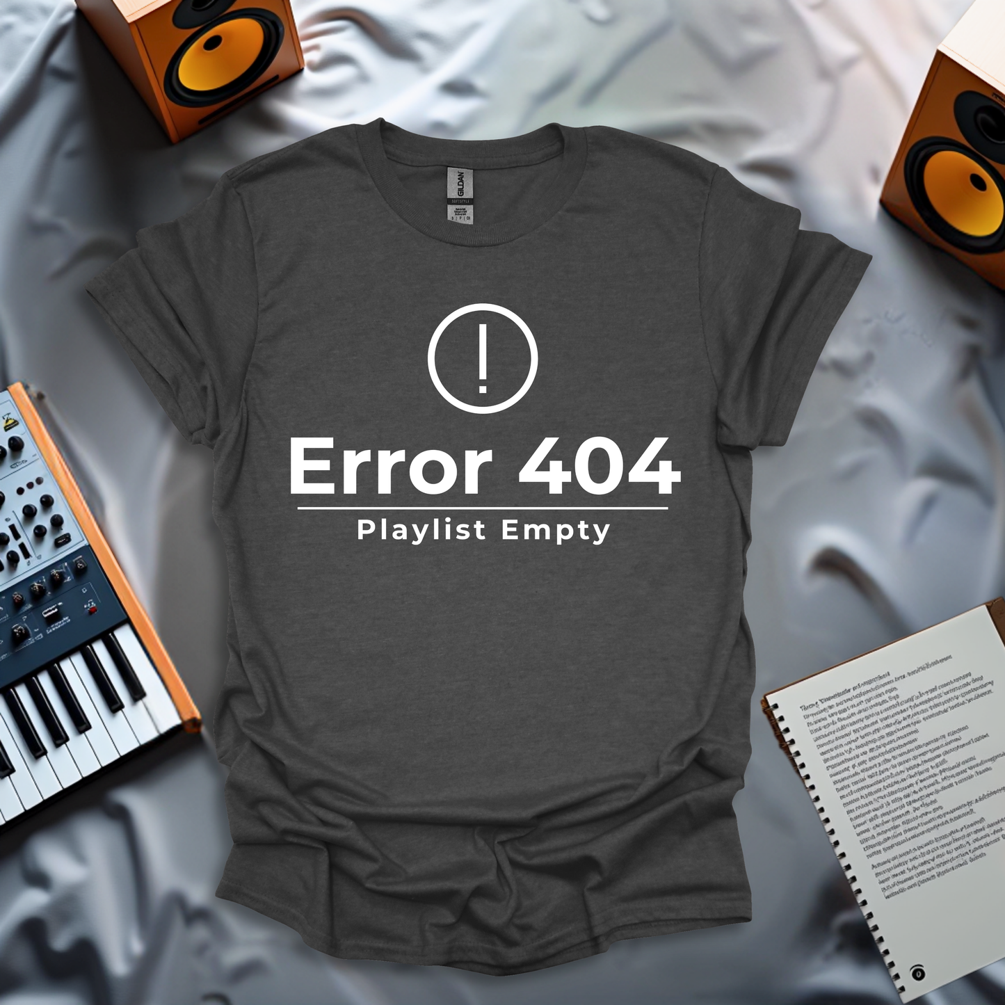 Error 404 - Playlist Empty T-Shirt