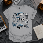 Musicians in Blue T-Shirt
