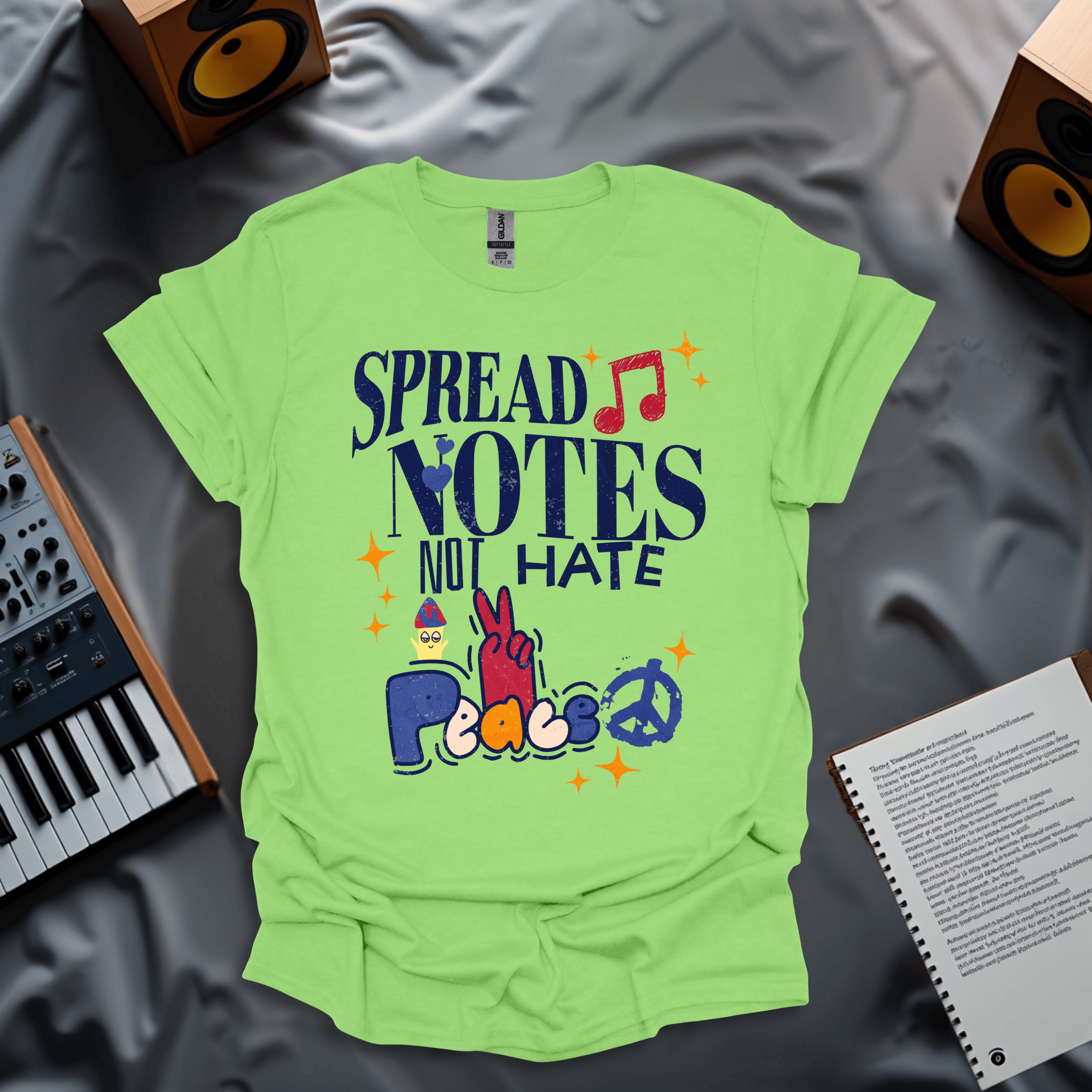 Spread Notes, Not Hate T-Shirt