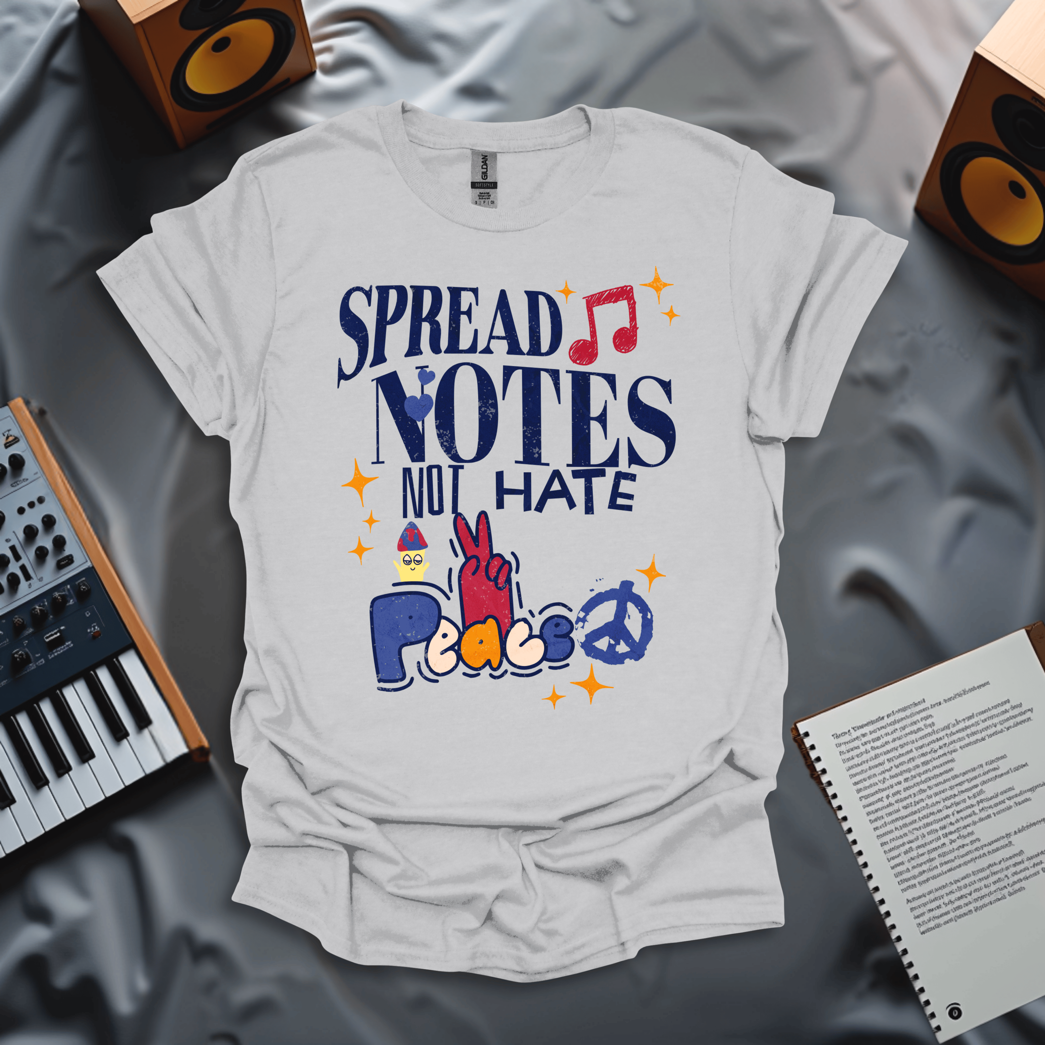Spread Notes, Not Hate T-Shirt