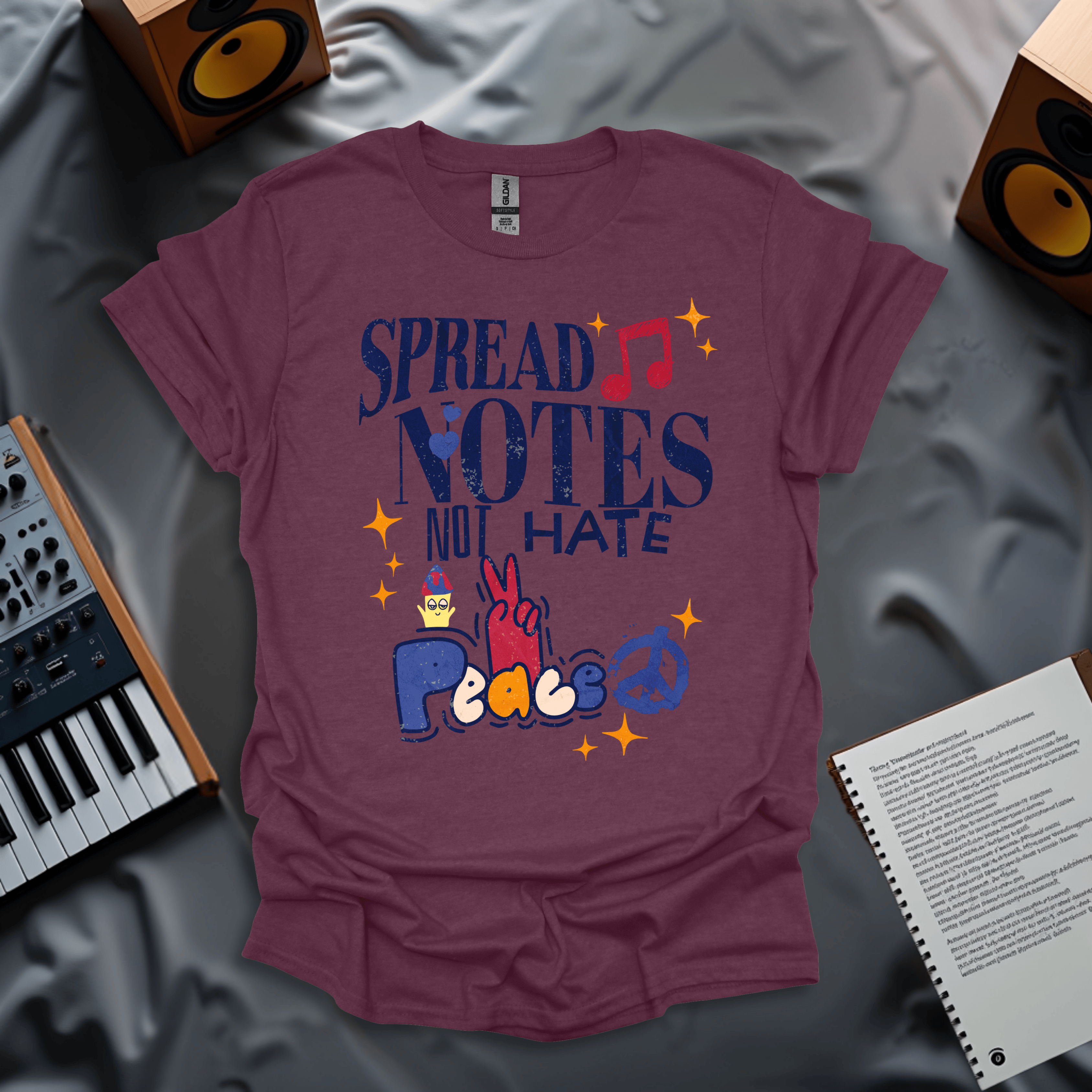 Spread Notes, Not Hate T-Shirt