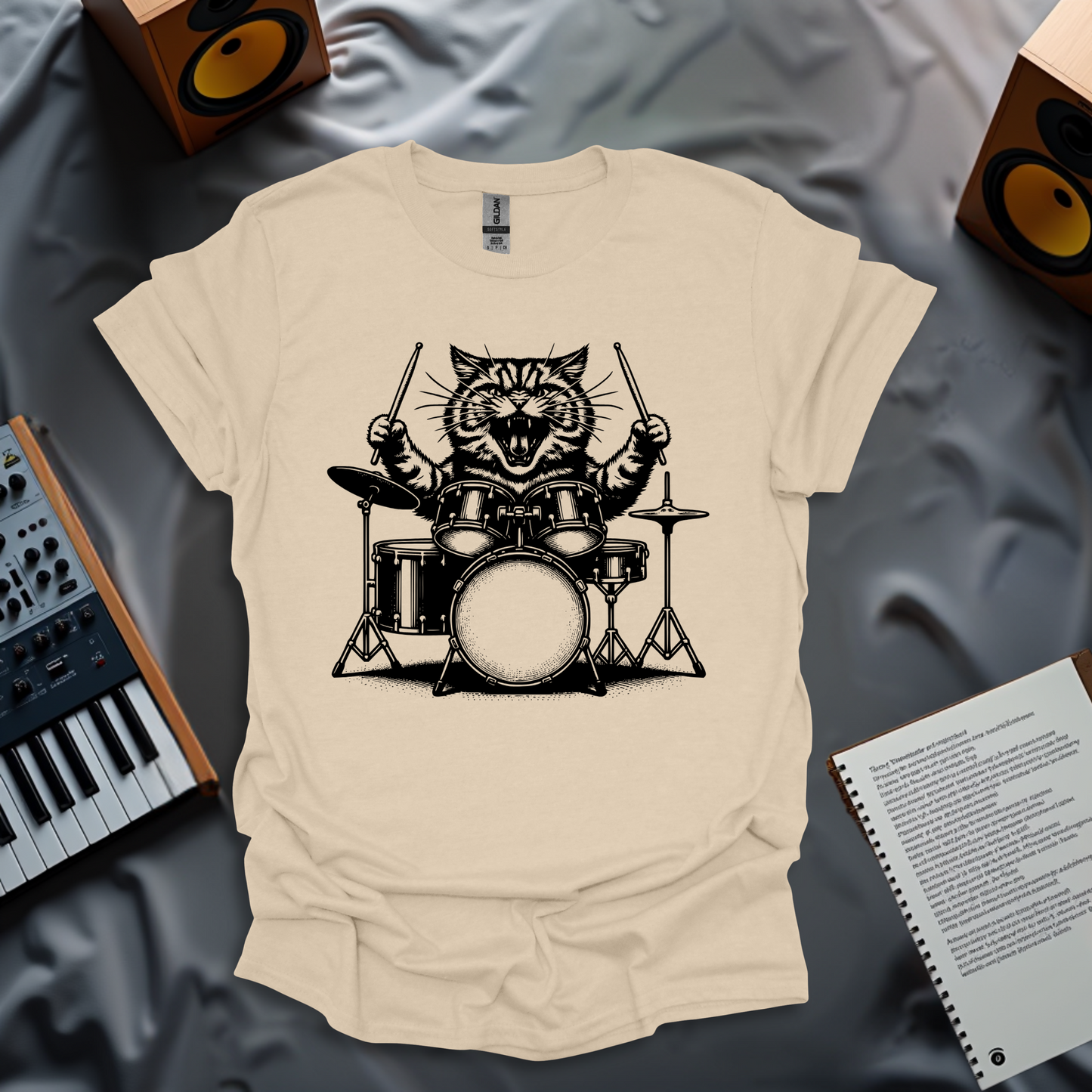 Drumroll for the Cat King! T-Shirt