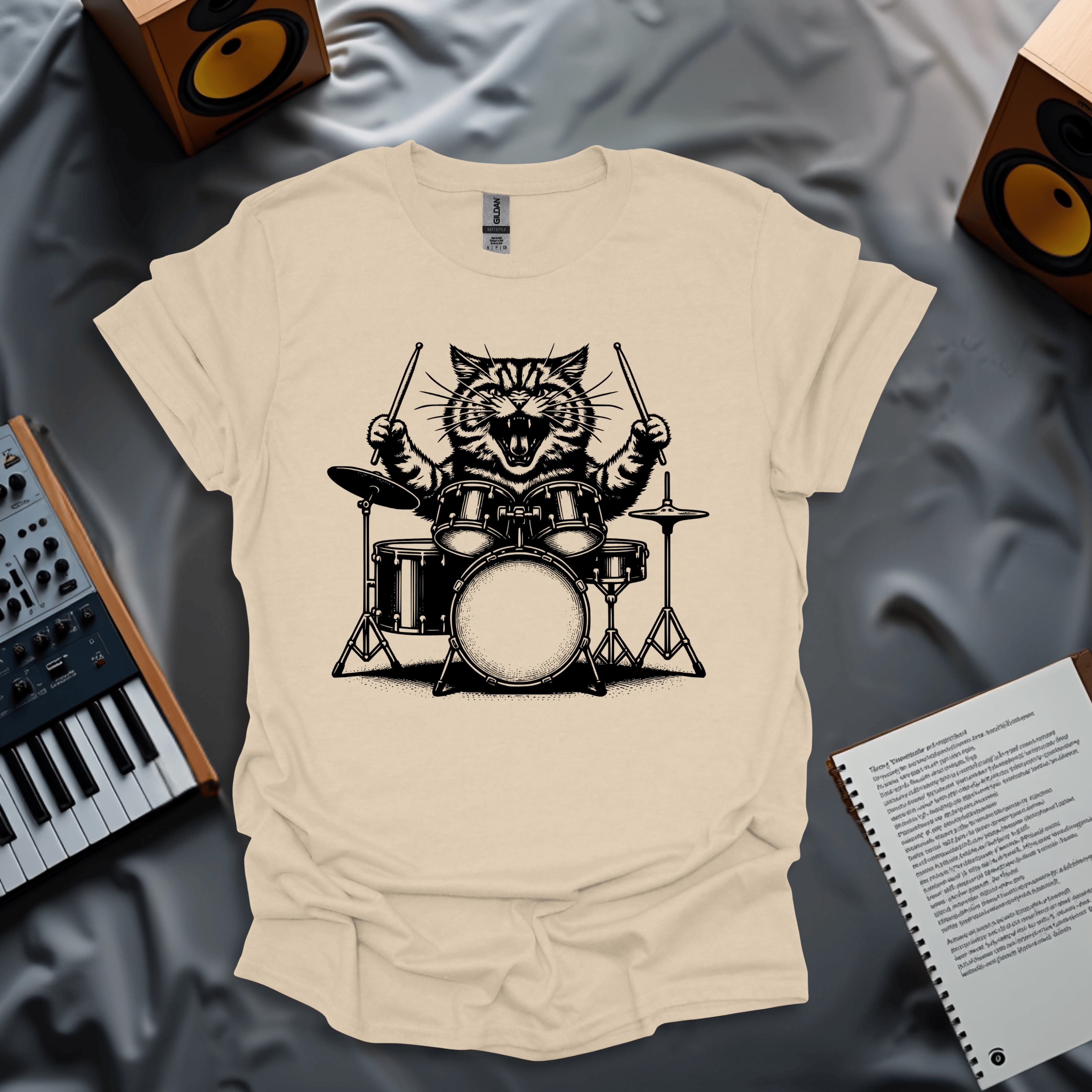 Drumroll for the Cat King! T-Shirt