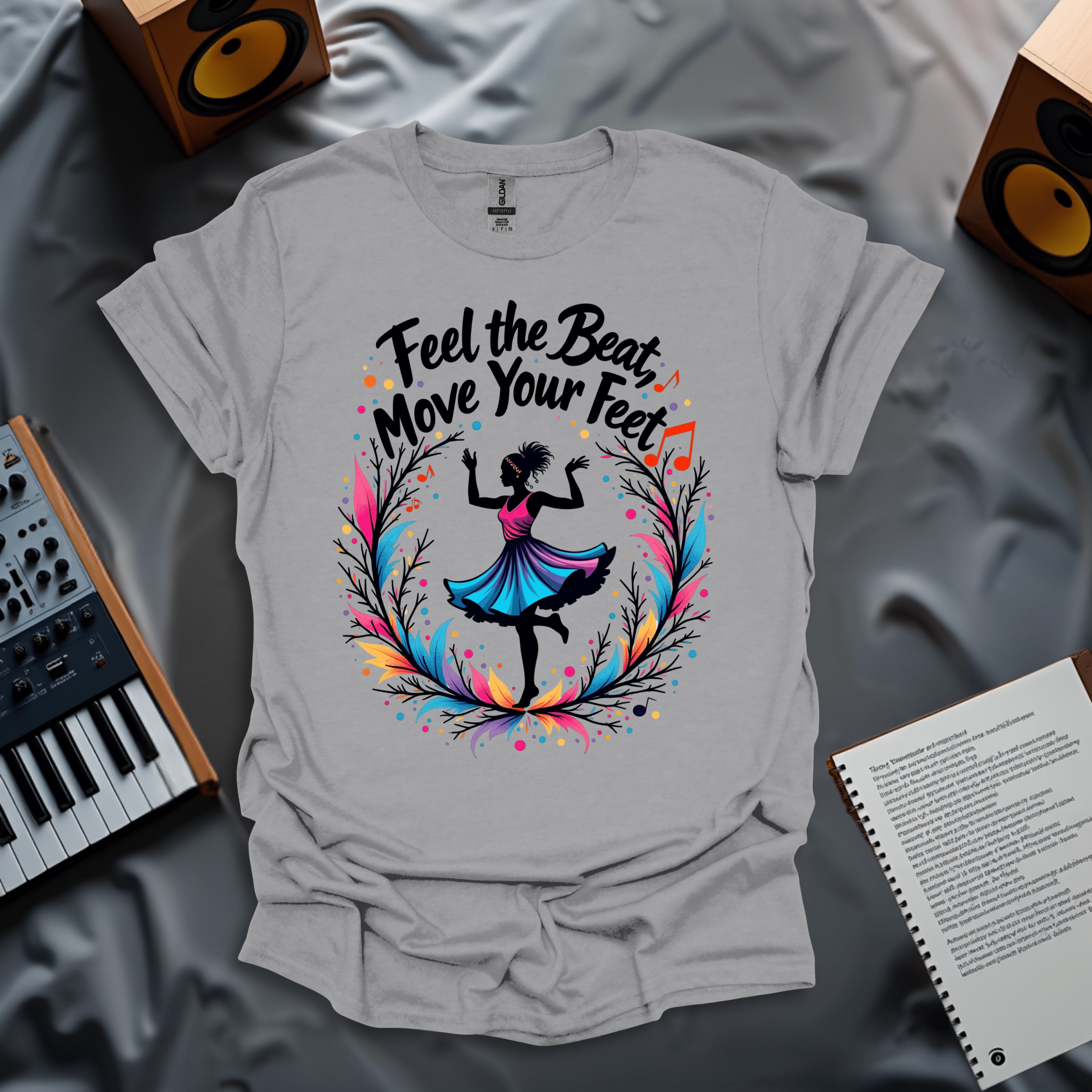 Feel the Beat, Move Your Feet T-Shirt