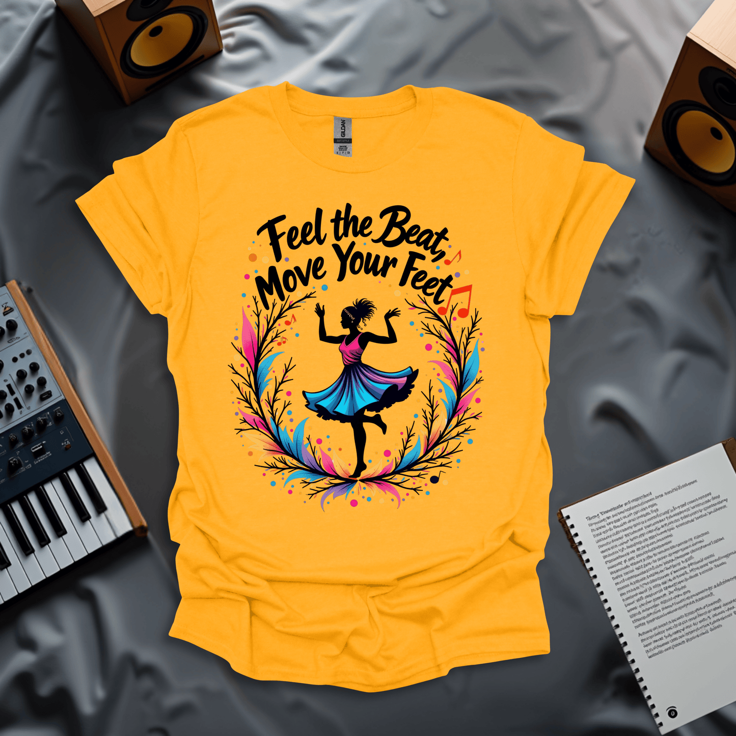 Feel the Beat, Move Your Feet T-Shirt