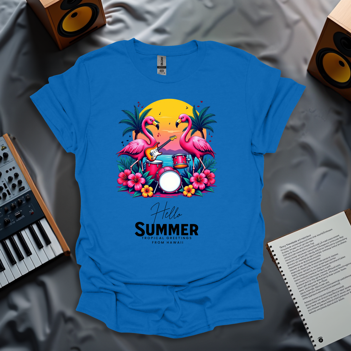 Hello Summer: Flamingo Jam T-Shirt