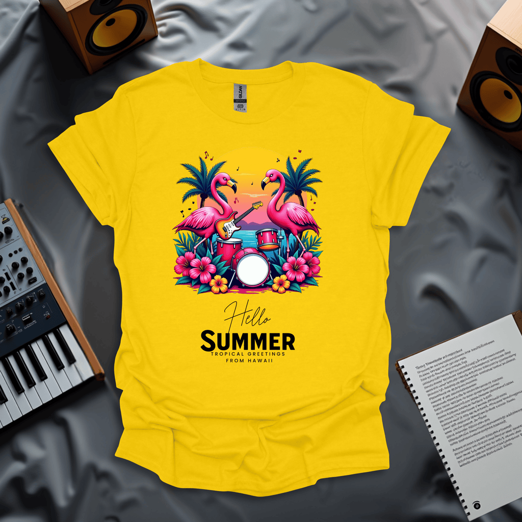 Hello Summer: Flamingo Jam T-Shirt