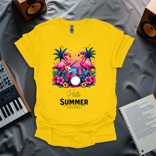 Hello Summer: Flamingo Jam T-Shirt