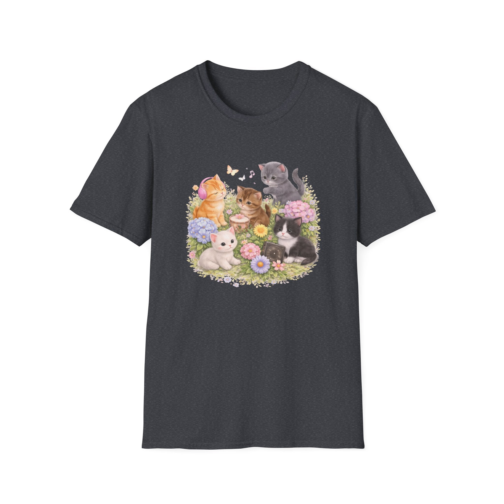 Cute Kittens Garden Party T-Shirt