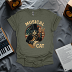 Musical Cat Forth of July T-Shirt